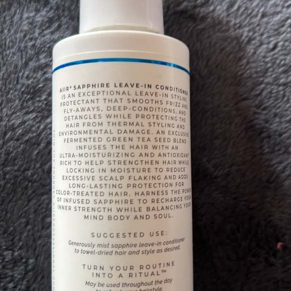 AIIR Sapphire Leave-In Conditioner w Sapphire + Coconut Oil - Picture 3 of 3